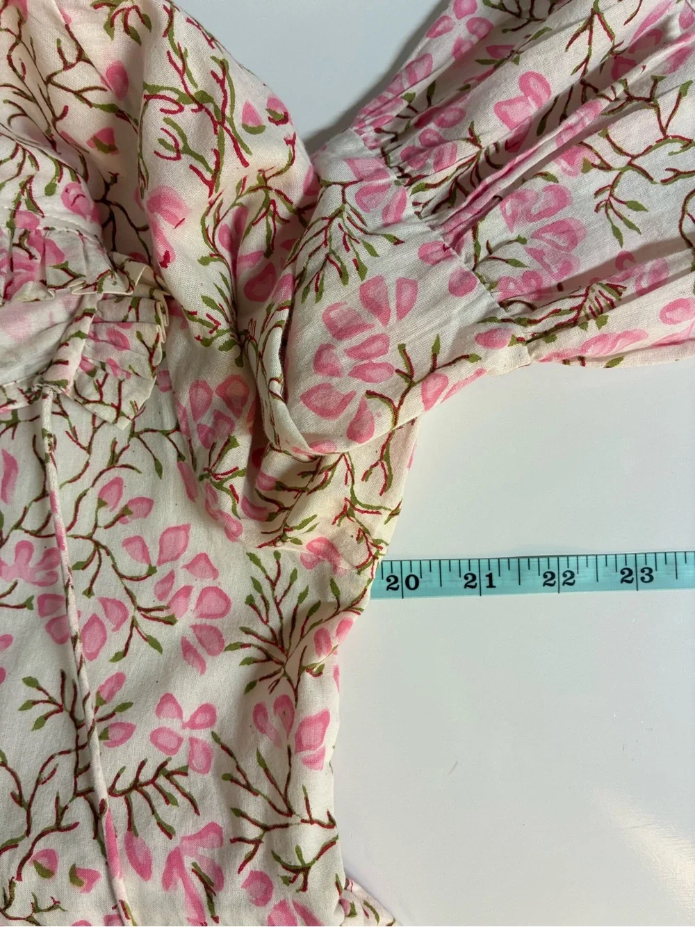 Jude Connally Maria Tiered Dress in Botanical Floral Block Print M